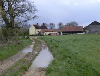 Driveway leading to Farm