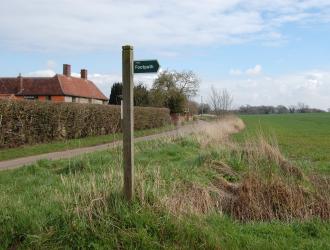 Footpath sign 