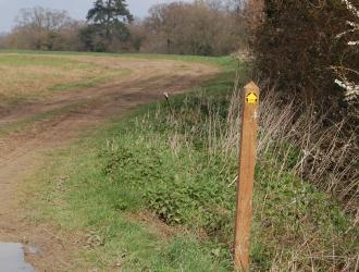 Footpath sign