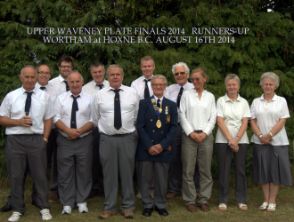 Upper Waveney Plate Finals Wortham Runners-up 2014